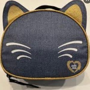 ARTIC ZONE KITTY LUNCH PALE BOX THERMAL INSULATION SAFE CAT BLUE PINK 9x7.25x3.8